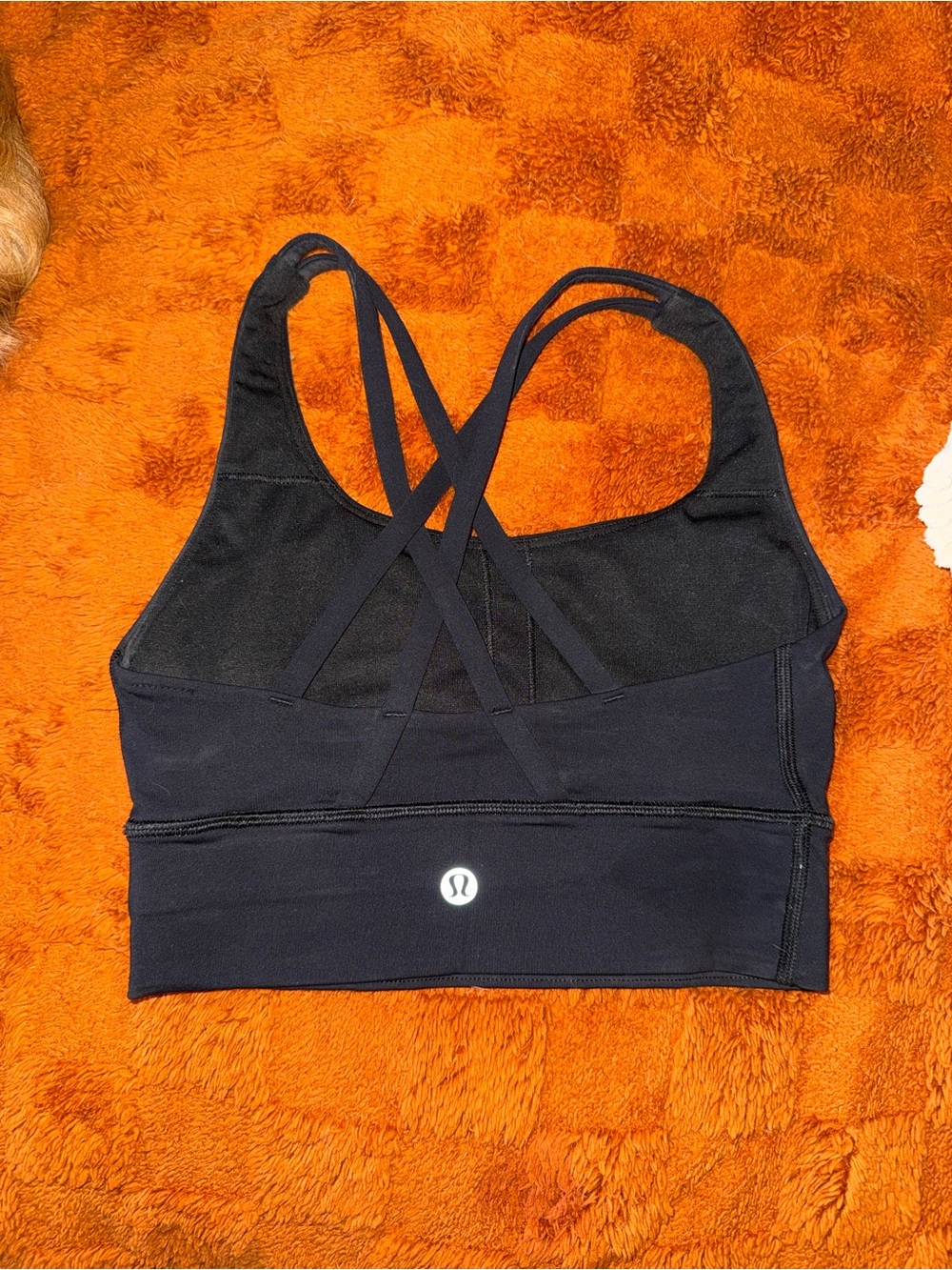 lululemon athletica Black Strappy Crisscross Sports Bra - Picture 1 of 2